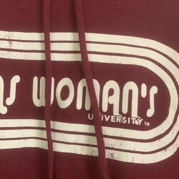 TWU texas woman’s university red hoodie size extra large - Picture 2 of 7